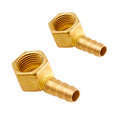 Codo Cachimba Bronce 3/4 Hexagonal (Con Tope)