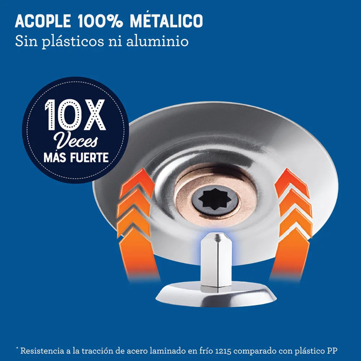 Licuadora Xpert Series™ niquelada con control de textura y un Blend N Go BLST3BCPG