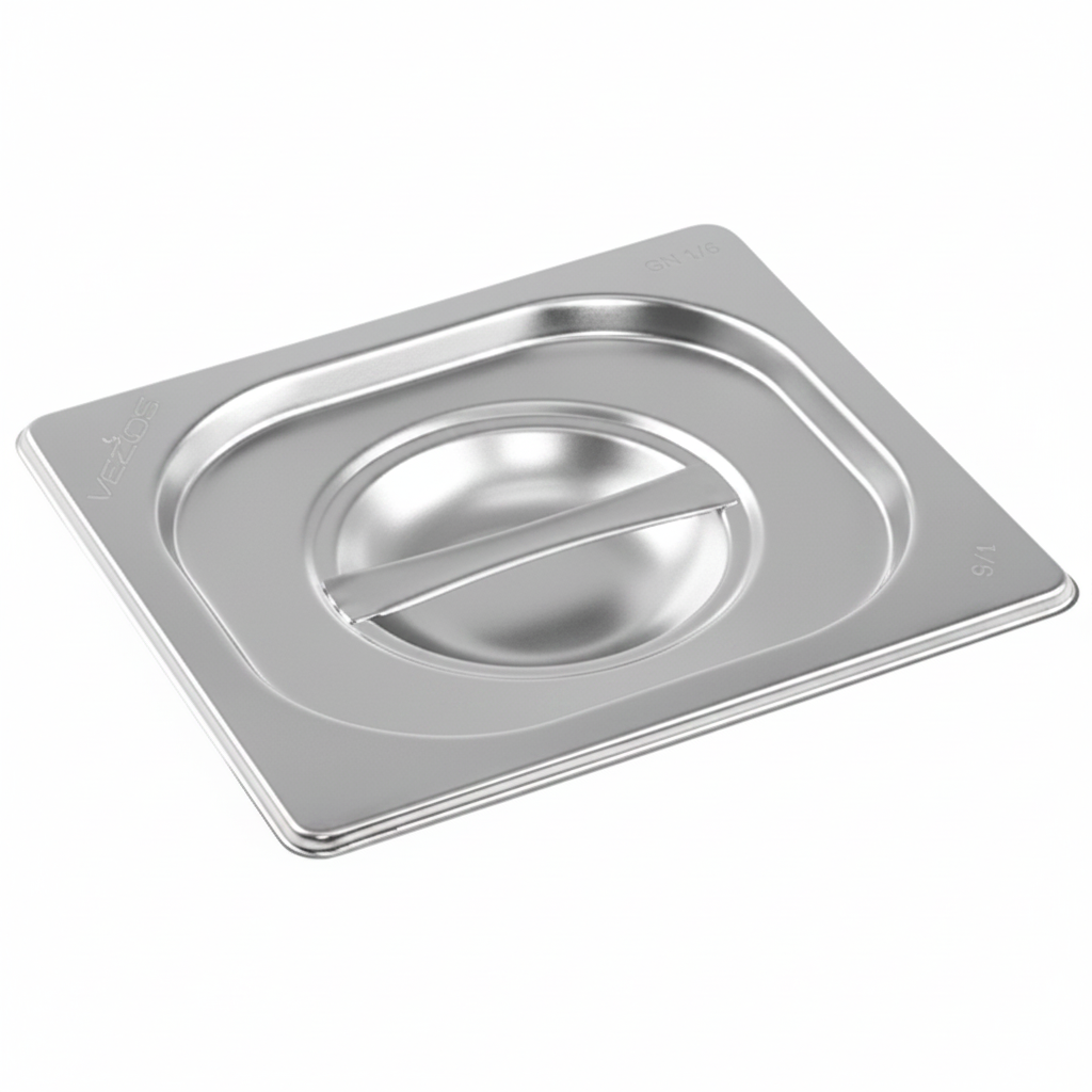 Tapa Gastronómica Acero Inox #1/6 162X176 Mm