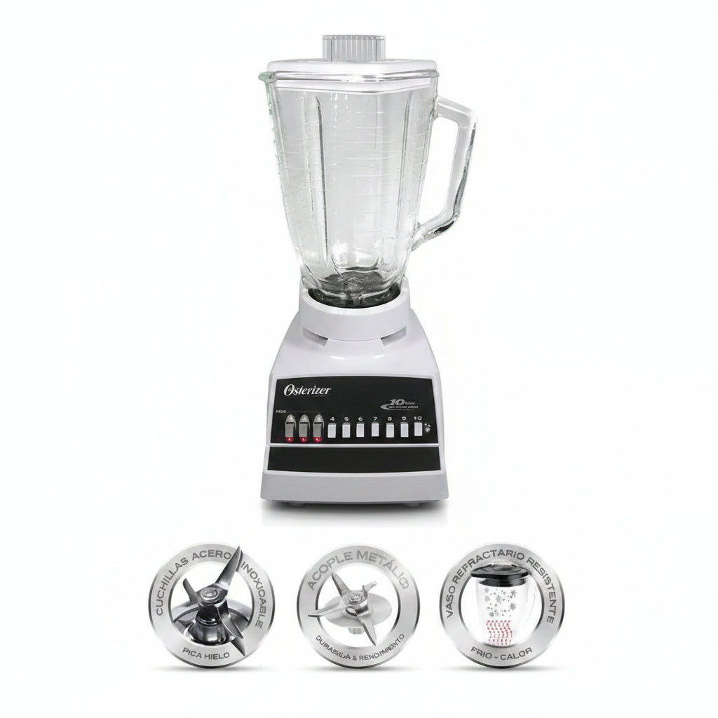 Licuadora Oster 10 velocidades 4172 300W 1,25L