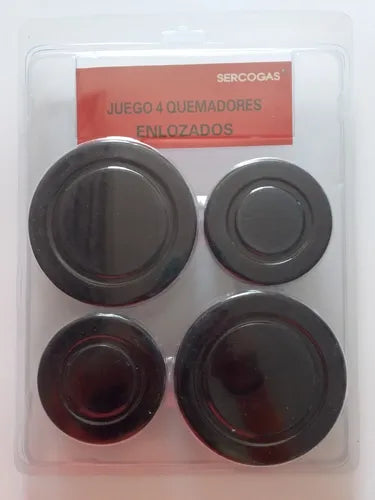 Juego 4 Quemadores De Cocina Enlozados Sabaf 22 (Blister)