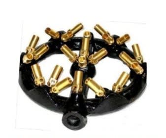 Quemador Industrial Turbo Fierro Fundido C/23 Inyectores
