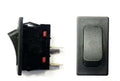 Interruptor Calefont Rectangular Negro