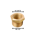 Bushing Para Regulador 1/2" He X 3/8 Izq Hi