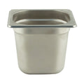 Depósito Gastronómicos Acero Inox 1/6 / 15 cm / 162X176 mm