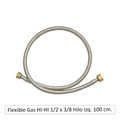 Flexible De Gas 1/2" X 3/8" Izq 1 Mt